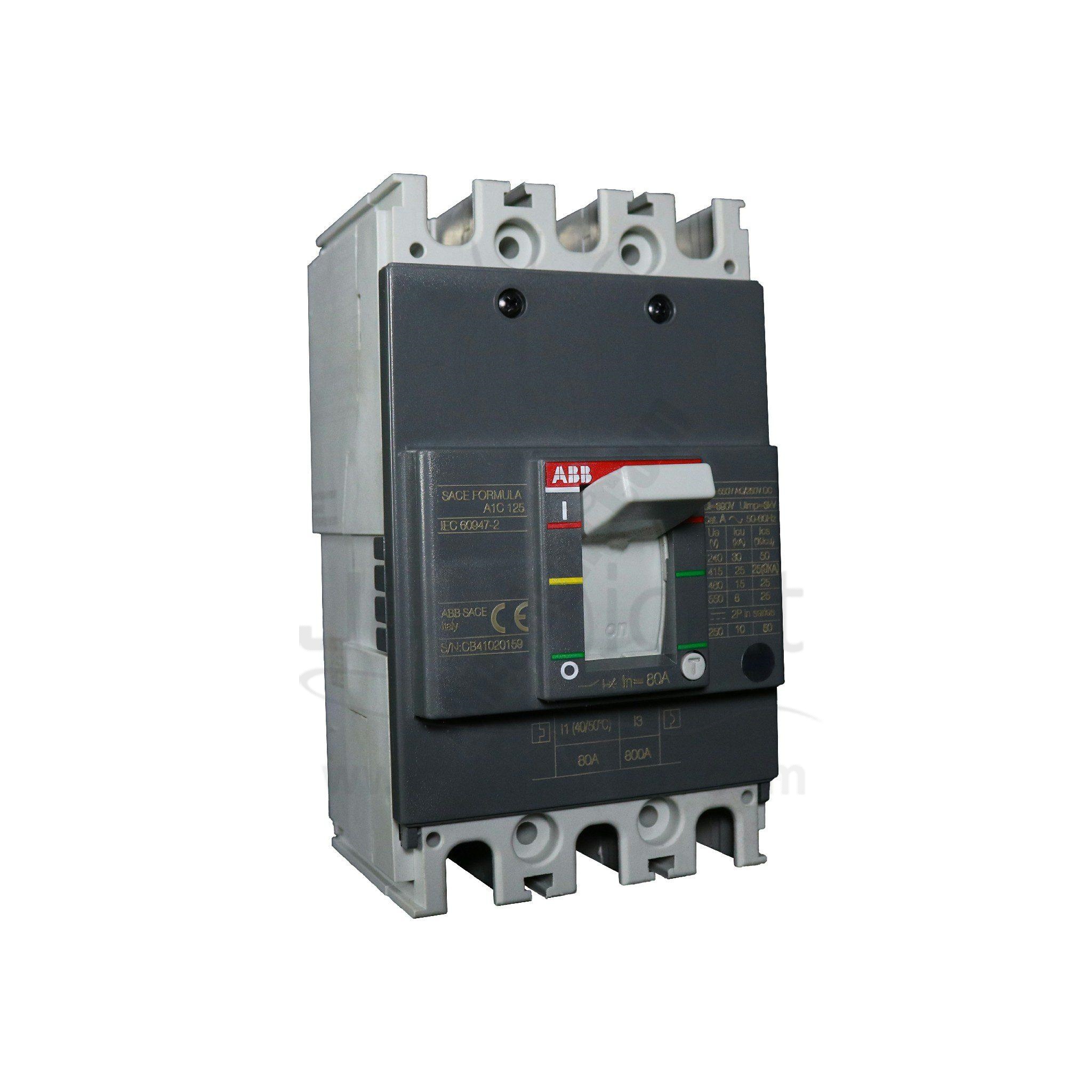 مفتاح مولدد 80 امبير 25 كيلو Abb Abb Circuit Breaker Mccb 80 A 25K